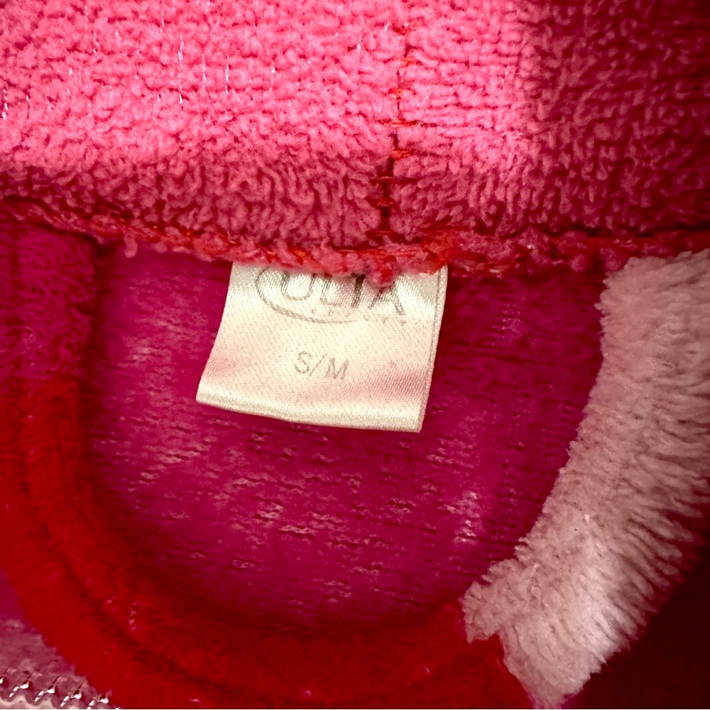 Ulta Beauty Pink and Red Striped Bath Robe • S/M - Picture 4 of 5